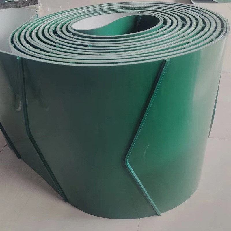 批发人字花纹输送带环形工业皮带粮食运输凹凸八字环形三角带带图2