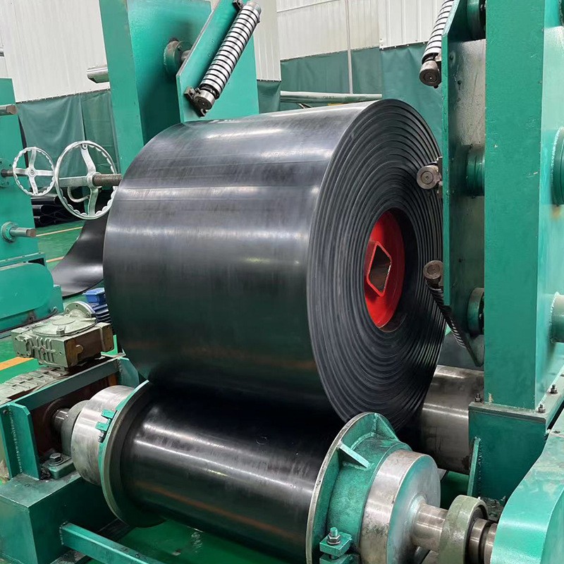 厂家直供输送带厂家矿用尼龙黑色橡胶传送带 帆布输送带耐 磨阻燃图3