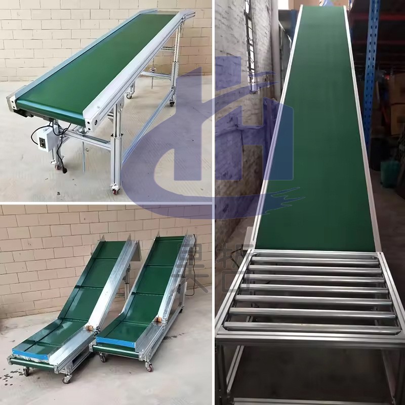 小型平行式输送机 货物运输自动化流水线 铝型材皮带输送机图5