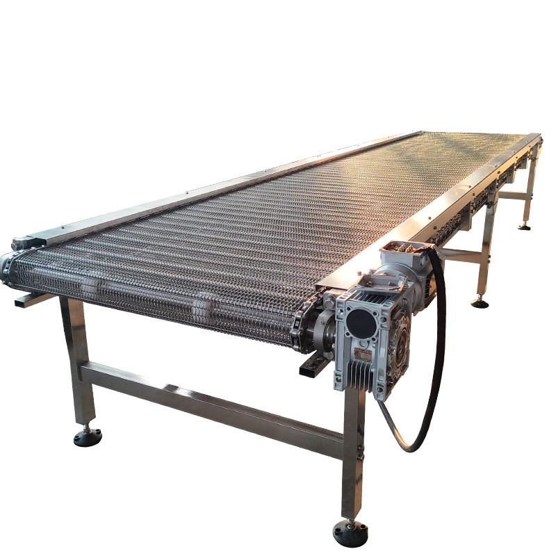 不锈钢304网带输送机 工业流水线输送机风干冷却不锈钢网带 输送机图5