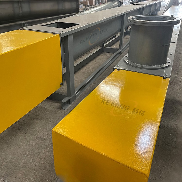 U型槽螺旋输送机SEW动力端加厚蛟龙输送机煤炭钢砂无轴螺旋输送机图2