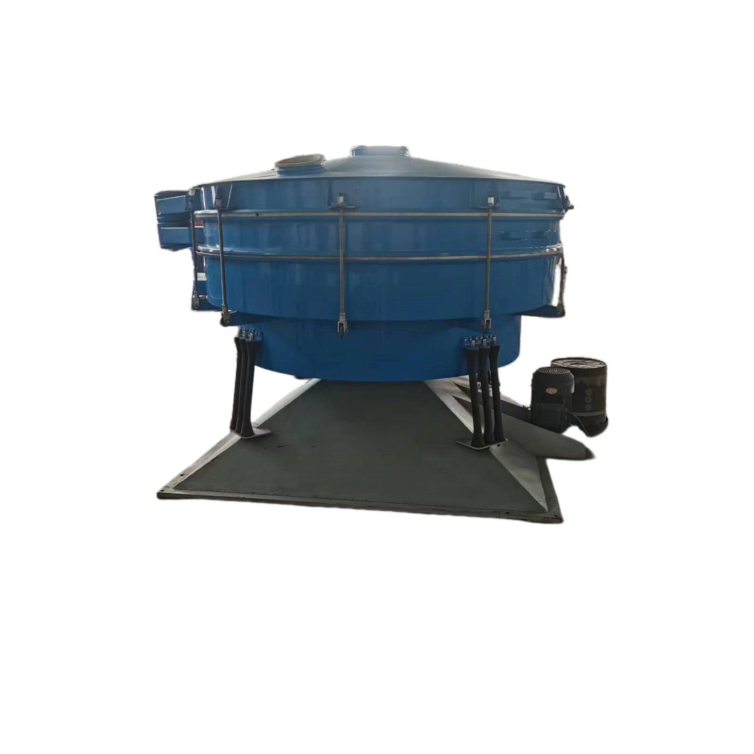 石墨粉多层不锈钢圆形旋振筛石英砂超声波摇摆振动筛粉机图5