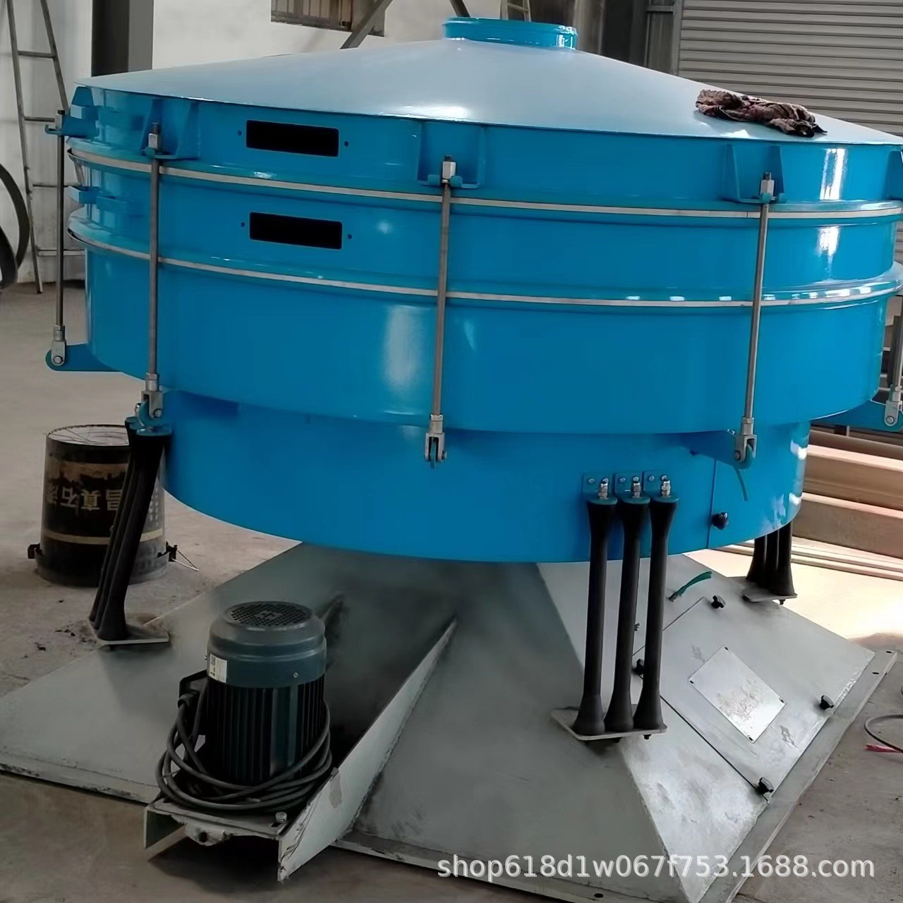 石墨粉多层不锈钢圆形旋振筛石英砂超声波摇摆振动筛粉机图4