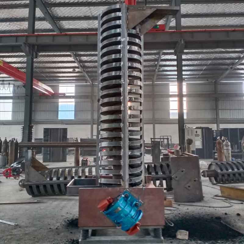 螺旋冷却输送机600-1200mm型垂直振动提升机带筛分 干燥图2