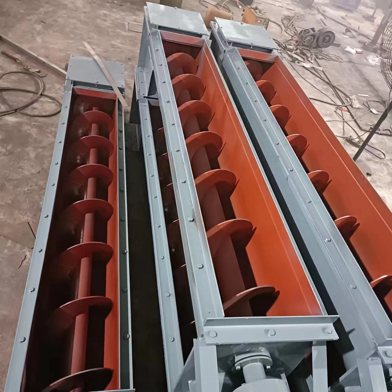 U型螺旋输送机 污泥无轴绞龙输送设备 单管式输送器规格齐全图5