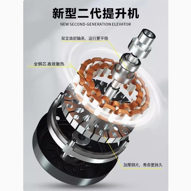 电动卷帘门升降机管道升高提升 220v小型移动举升机图5