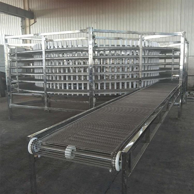 定制螺旋冷却塔 大型醒发自动传送带 天 津冷联机电直供图4