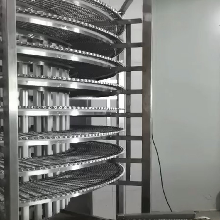 直供烘焙食品螺旋冷却塔 网带输送机 水饺海鲜多层速冻塔图3