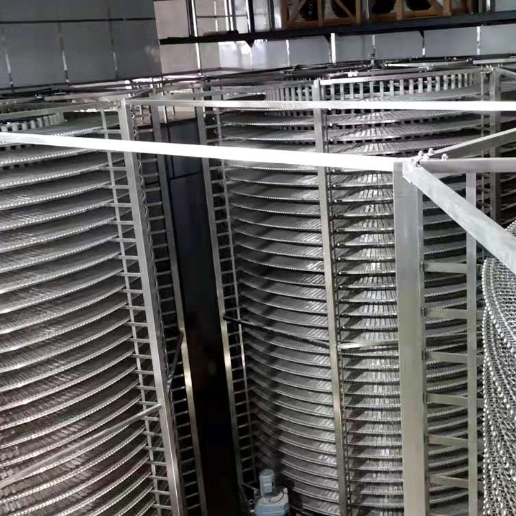 食品螺旋速冻塔输送机 冷却塔 面包塔输送带 定制加工图5