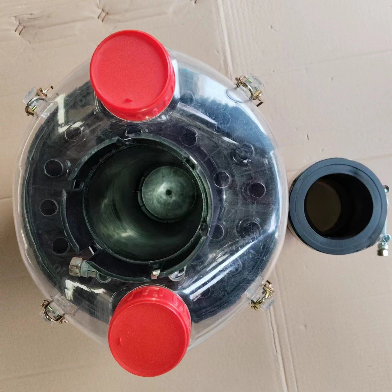 帅航空气滤清器预滤器收割机拖拉机挖掘机装载机空滤器除尘器帽图2