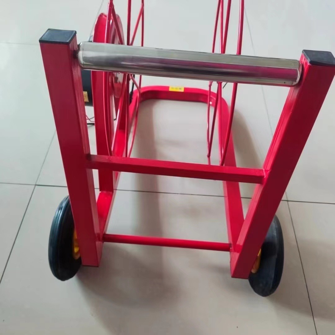 电动三轮车自动缠管器缠软袋工具卷水带神器架子收卷器图2