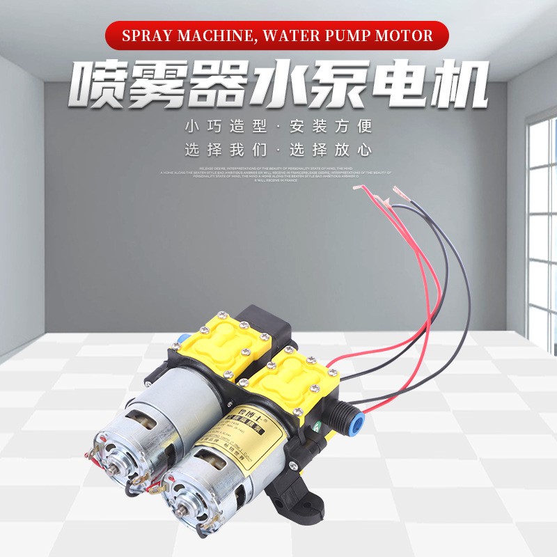 厂家货源喷雾器水泵电机 高压打农机配件 电动喷雾器水泵电机批发图2