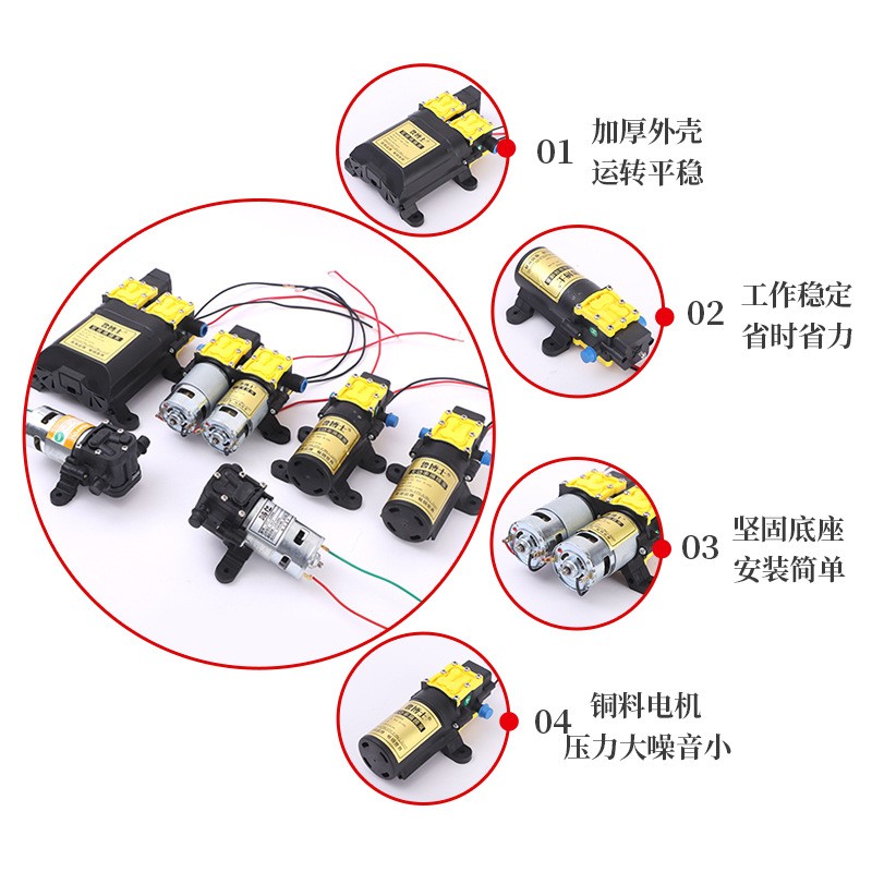 厂家货源喷雾器水泵电机 高压打农机配件 电动喷雾器水泵电机批发图3