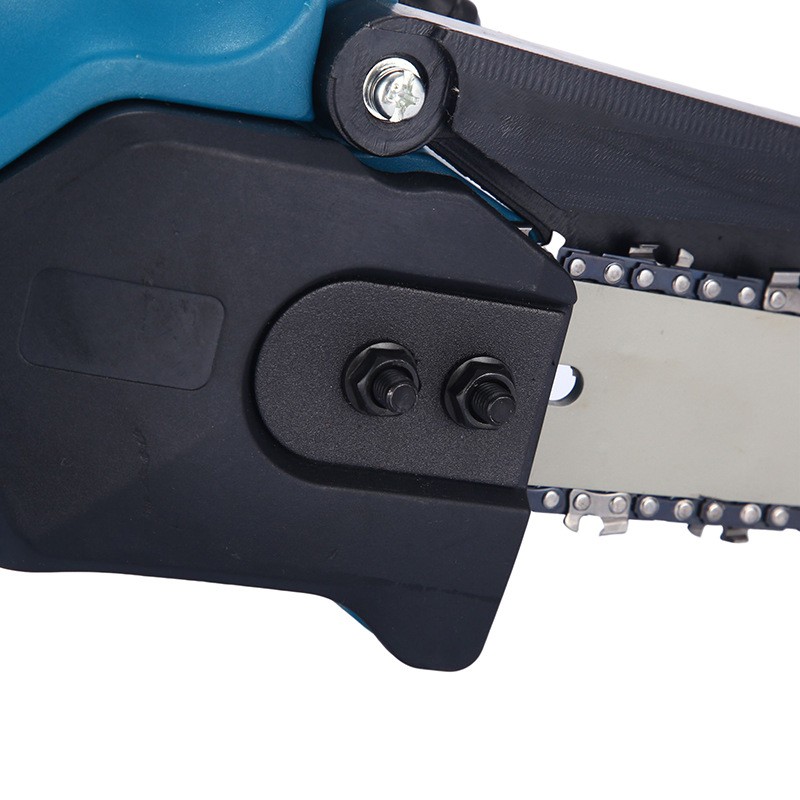 电链锯小型无刷高速8寸家用手持修枝锯充电式伐木锂电锯跨境直供图2