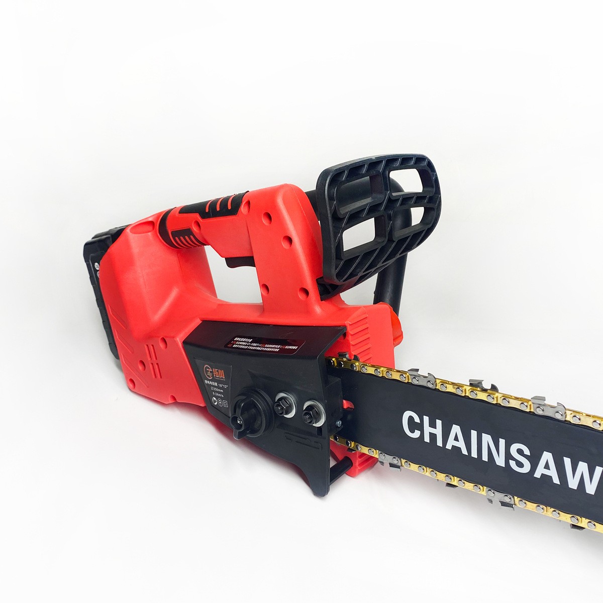 12寸无刷电链锯大功率充电式户外伐木修枝锯树家用小型手持锂电锯图3