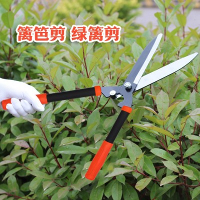 园林专用绿篱剪园艺大剪刀强力修剪树枝绿化篱笆剪草坪剪园林工具