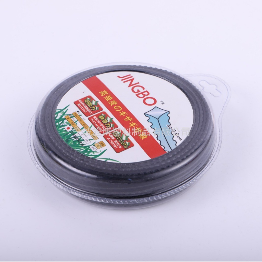 3.0mm 黑色锯齿打草绳农机配件通用配件图3