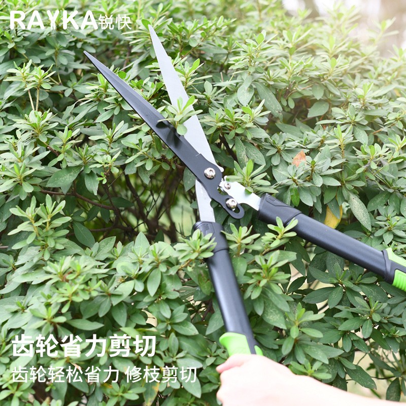 锐快园艺篱笆剪大剪刀修枝剪修剪树枝园林花剪枝草修草 坪绿篱剪图2