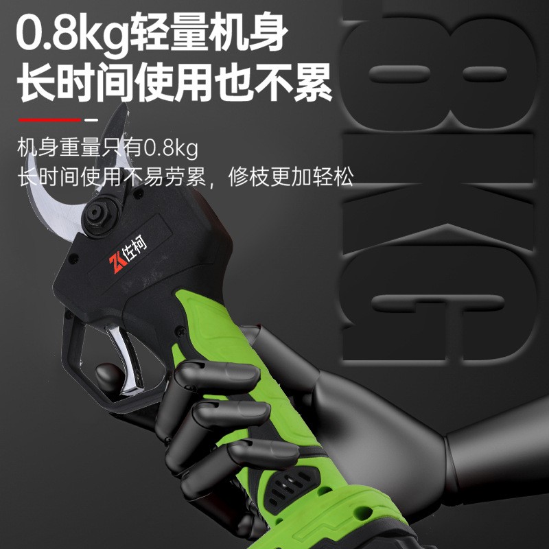 无线电动修枝剪充电式锂电剪刀园艺剪刀便携园林剪枝剪刀 源头厂家图2