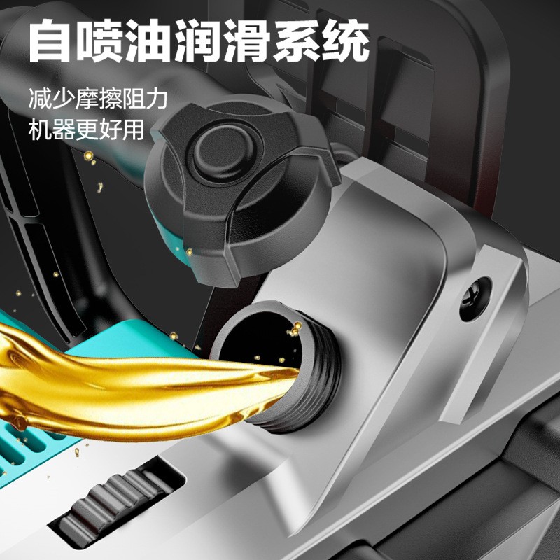 12寸锂电锯无刷电链锯户外伐木锯大功率锂电充电单手电锯 源头厂家图2