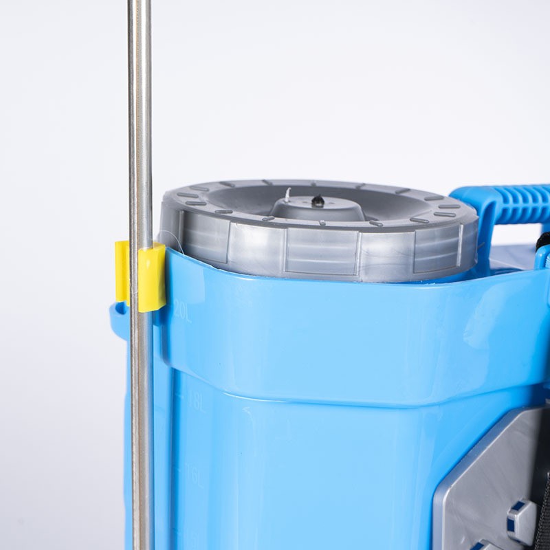 农谷盛锂电喷雾器农用打药 20L双盖加厚背负式高压电动喷雾器批发图2