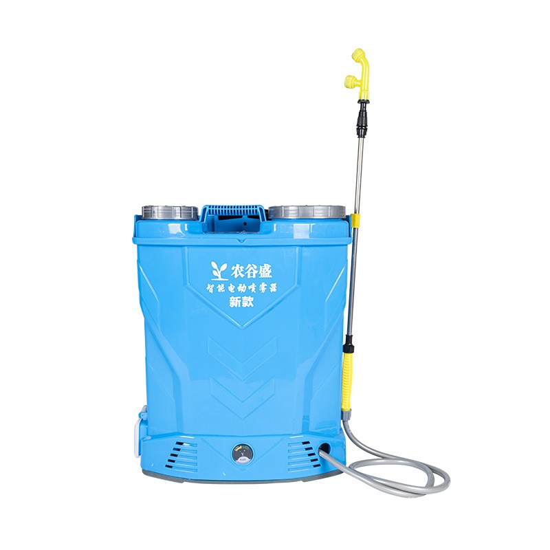 农谷盛锂电喷雾器农用打药 20L双盖加厚背负式高压电动喷雾器批发图5