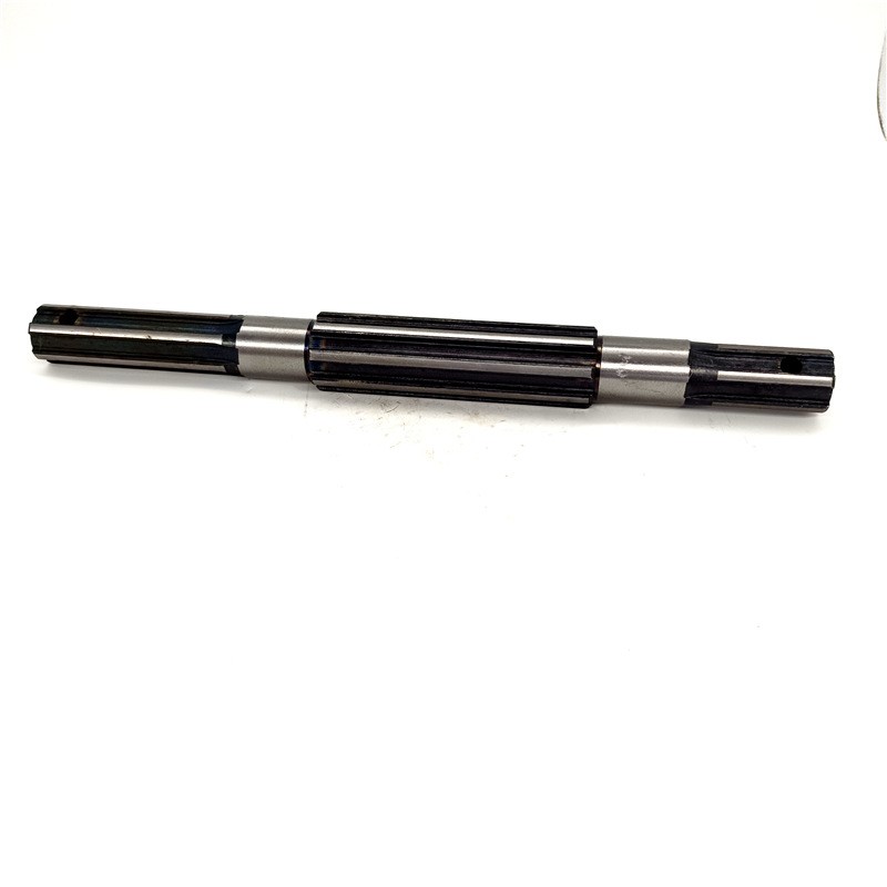 河北厂家生产 大棚卷机花键轴 齿轮轴配件 齿轮花键轴图2