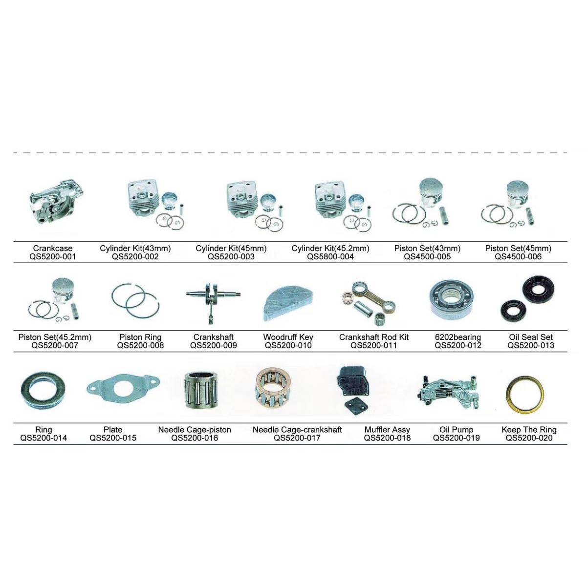 园林机械油锯地钻绿篱机配件厂家威克 Wacker WM80离合器图3