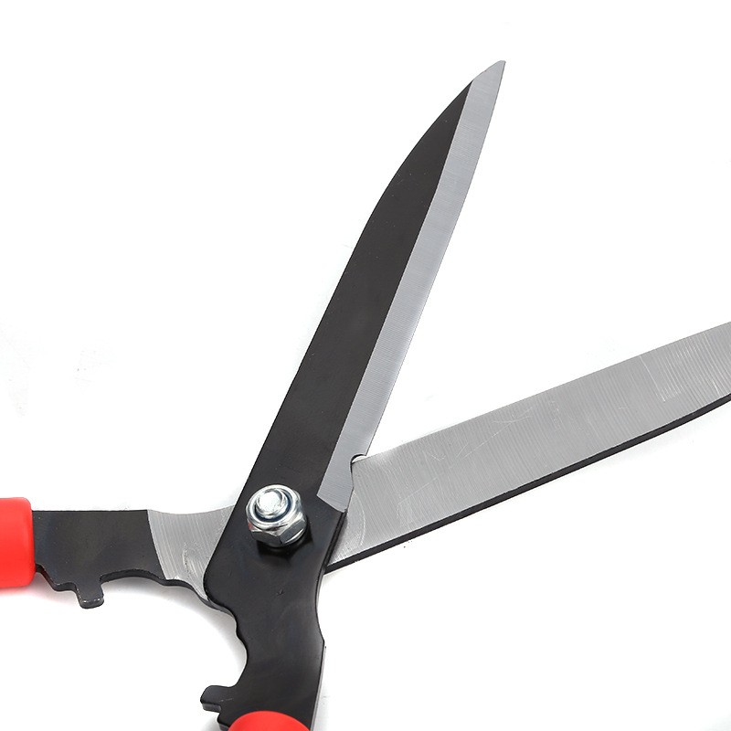 绿晟伸缩篱笆剪65锰钢草坪剪圆林大剪刀修枝造型剪园艺工具批发图3