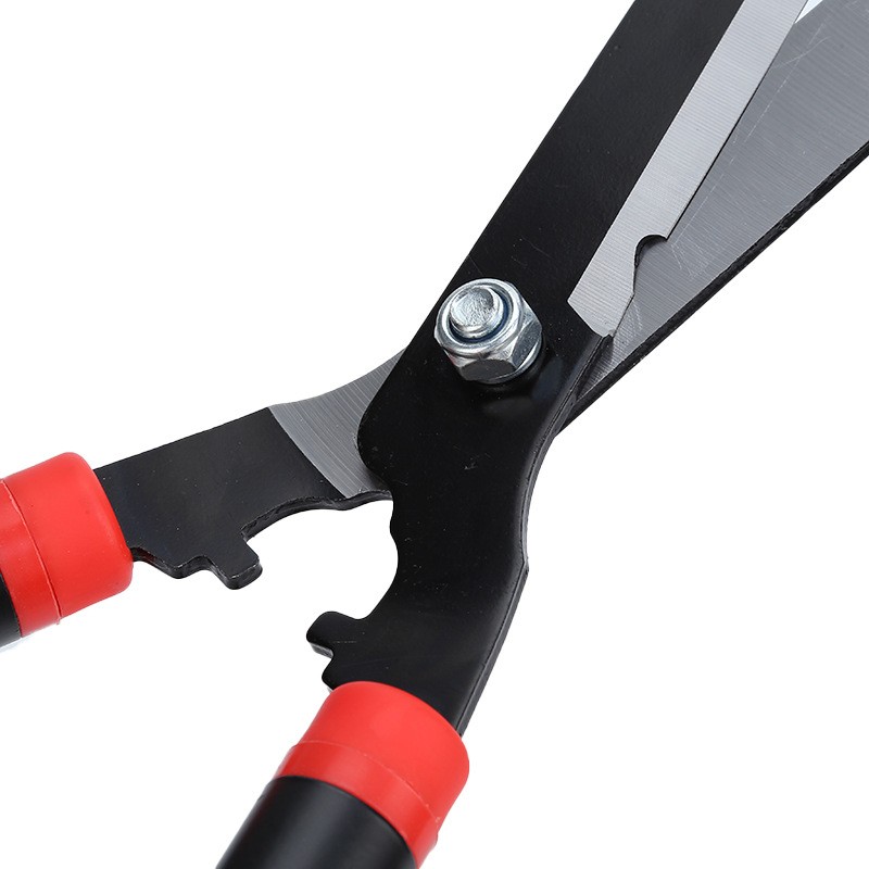 绿晟伸缩篱笆剪65锰钢草坪剪圆林大剪刀修枝造型剪园艺工具批发图4