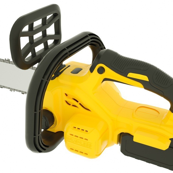 嘉易私模12寸无刷高链速电链锯锂电充电式专业伐木户外带刹车电锯图3