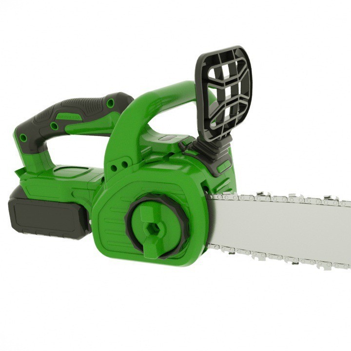 嘉易私模12寸无刷高链速电链锯锂电充电式专业伐木户外带刹车电锯图5