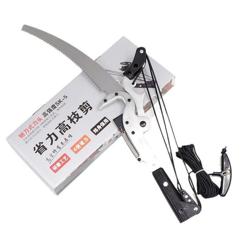 高枝剪巨无霸高空剪高枝锯伸缩杆四滑轮高枝长杆锯修剪果树枝剪刀图5