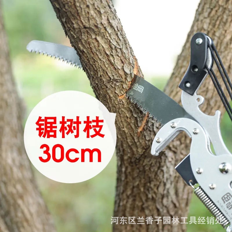 高枝剪巨无霸高空剪高枝锯伸缩杆四滑轮高枝长杆锯修剪果树枝剪刀图3