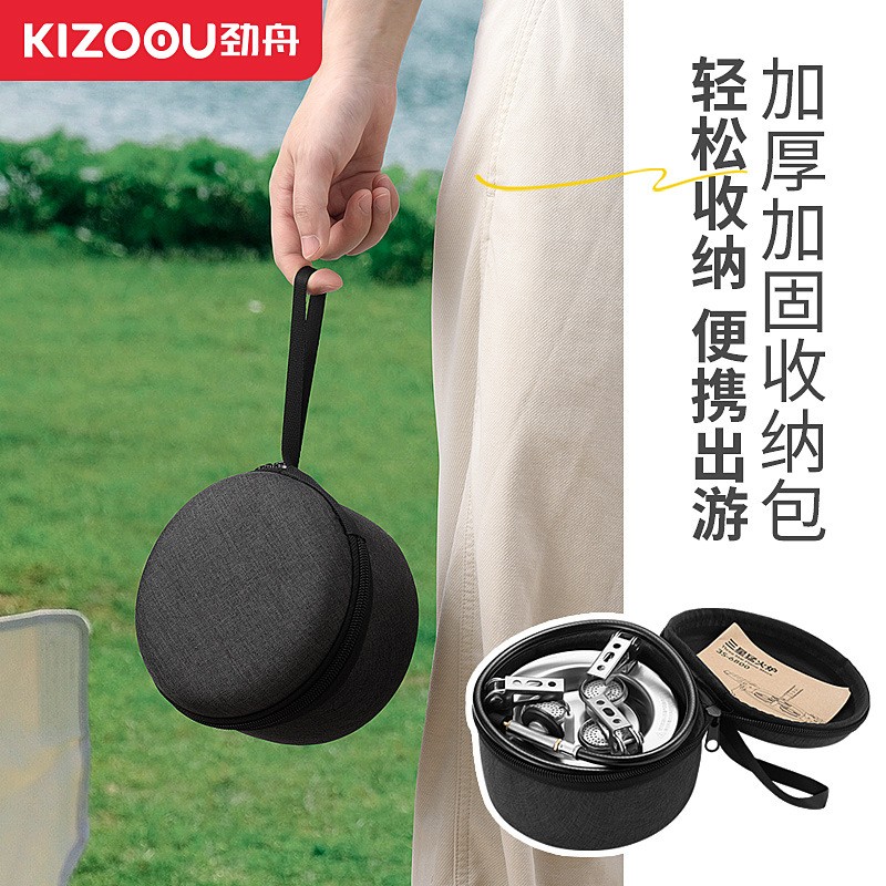 户外三头炉野外防风便携露营炉具丁烷燃气炉两用瓦斯炉式煤气炉灶图4