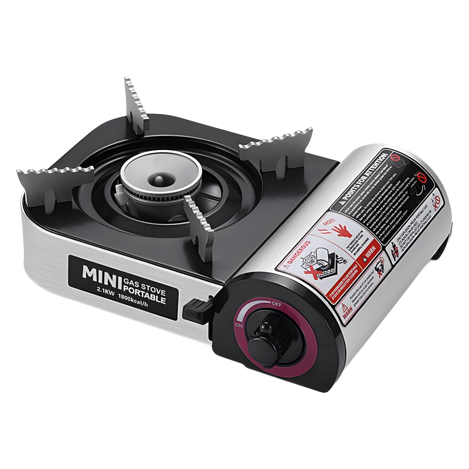 家用迷你卡式炉户外便携式卡磁炉具小火锅气罐野营煤气瓦斯炉灶具图4