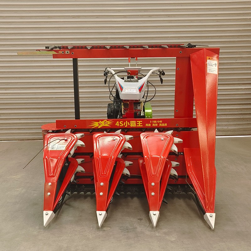 手推式小型自走牧草割晒机 农田手扶拖拉机带水稻小麦割倒机图3