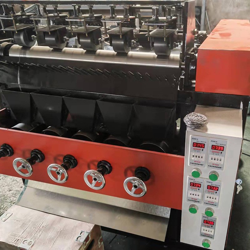 6线6球拉丝打球一体机 清洁球机械设备 全自动钢丝球机生产成型机图2