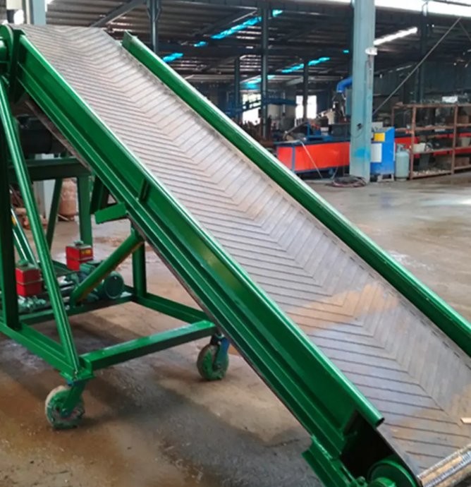 移动升降式皮带输送机 袋装粮食装车皮带机 运行平稳图2