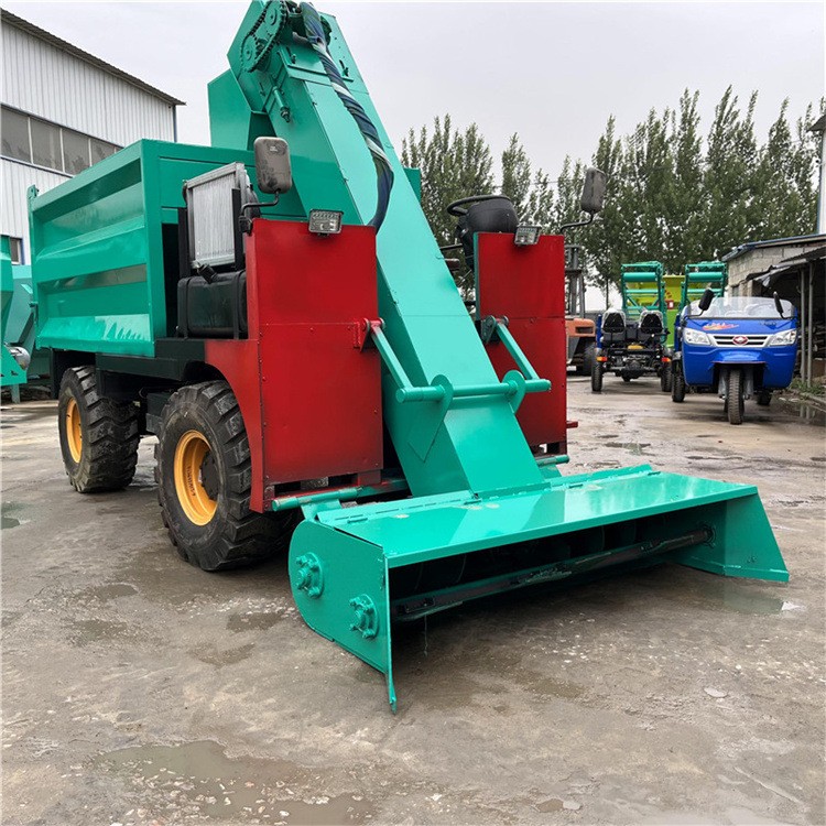 畜牧养殖柴油三轮清粪车养牛牧区3立方清粪机牛粪清理运送一体车图4