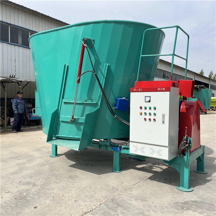 干湿牧草饲料搅拌机牲畜养殖草料拌料机立式全日粮粉碎拌草机图3
