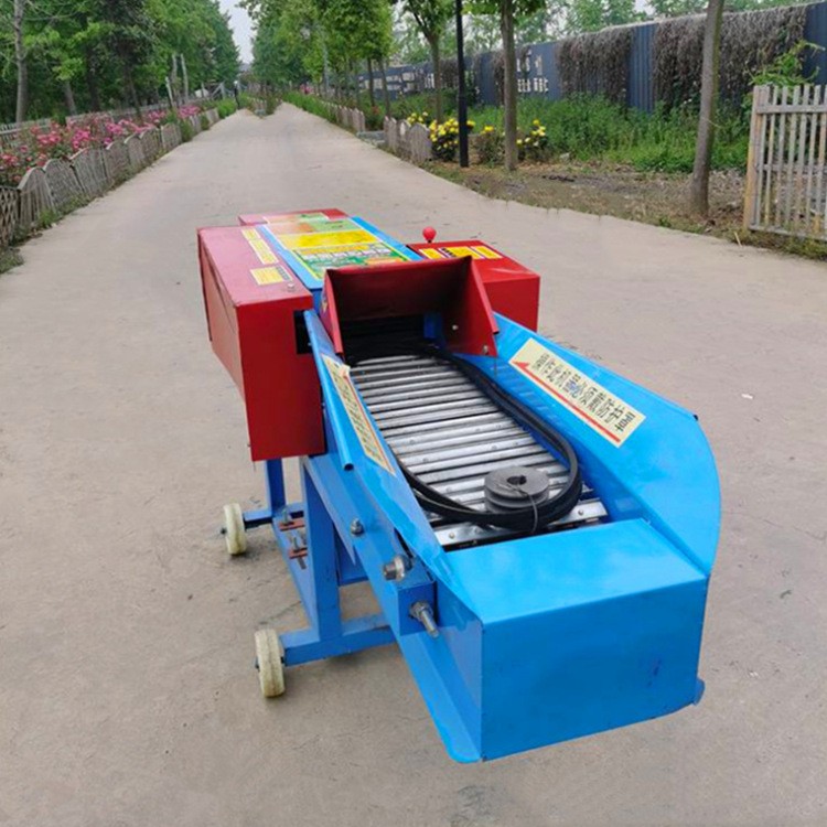 立式高喷式秸秆铡草机干鲜牧草饲料揉丝机三轮车载铡揉一体机图2