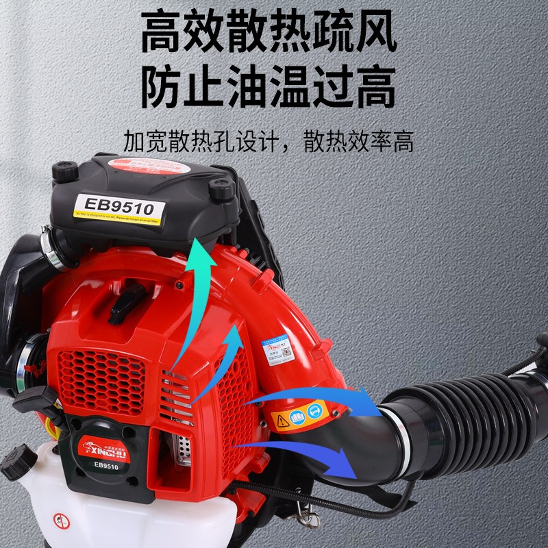 兴虎EB9510汽油吹机吹吸沙尘落叶灭火机风力稳定背负式更便捷图5