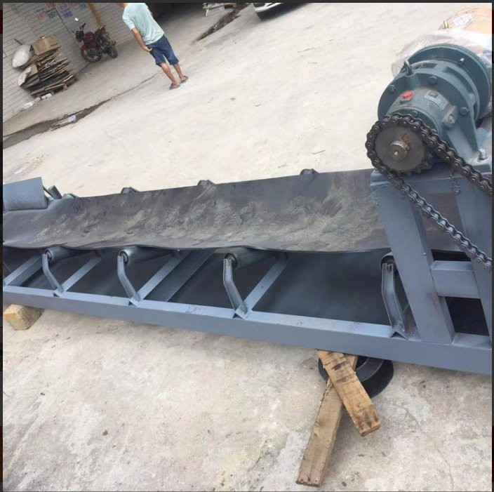 100方煤粉煤块装车用固定式输送 带式送料输送机 耐用坚固图3