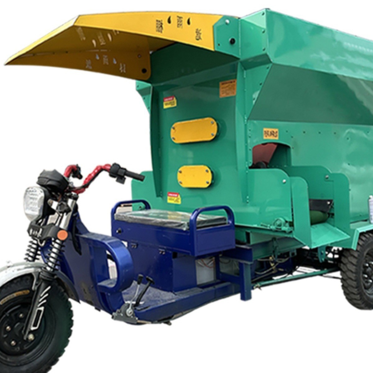 电动牛羊撒料车养殖场专用喂料机草料饲料全自动一体化自动喂料车图5