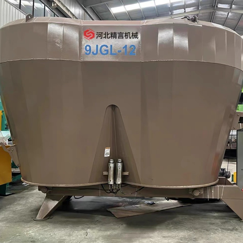 TMR大功率立式饲料机全日粮制备机牛羊饲料搅拌混合柔丝粉碎一体图3