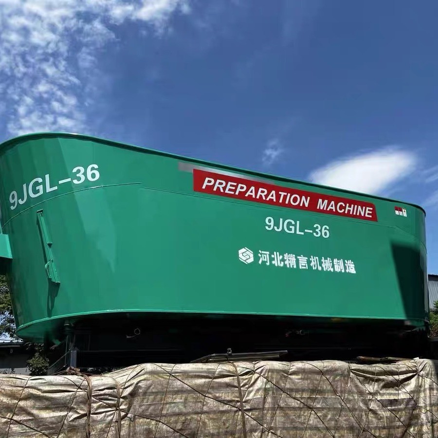 TMR大功率立式饲料机全日粮制备机牛羊饲料搅拌混合柔丝粉碎一体图2