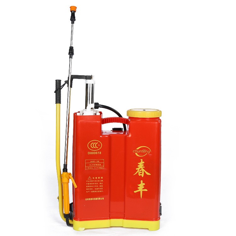 春丰农祥16L工字桶单双管手动喷雾器 农用果树背负式园林喷雾器图3