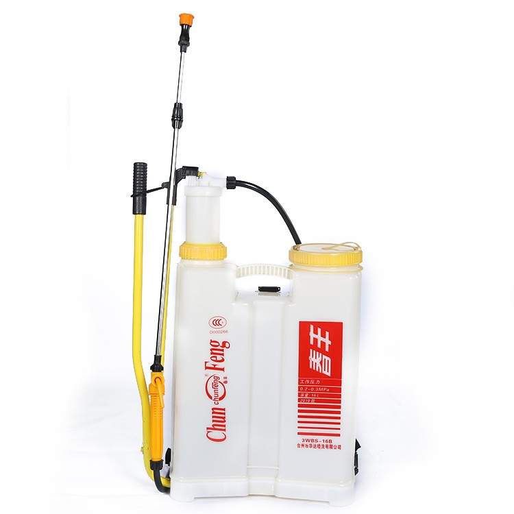 春丰农祥16L工字桶单双管手动喷雾器 农用果树背负式园林喷雾器图5