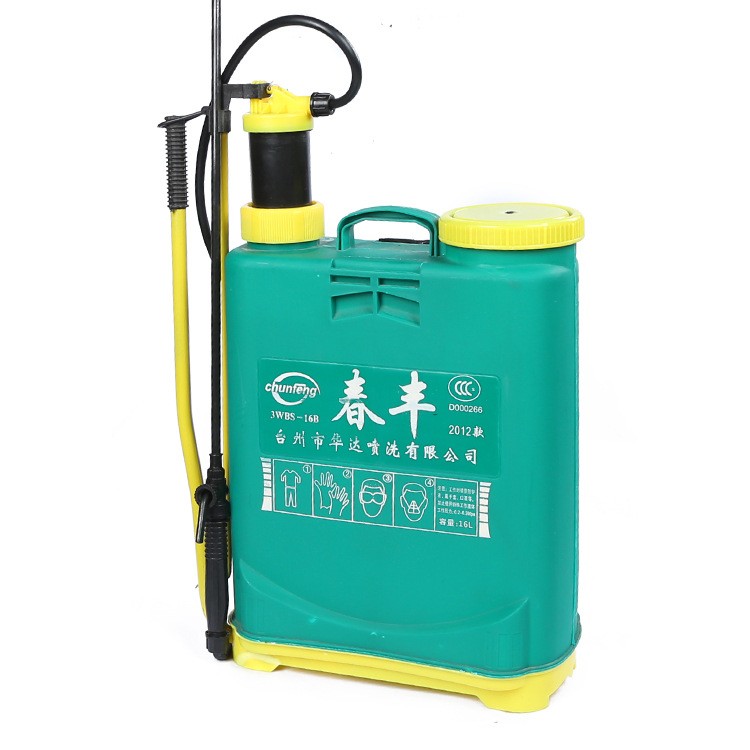 春丰农祥16L普通单双管手动喷雾器农用果树背负式园林消毒喷雾器图3